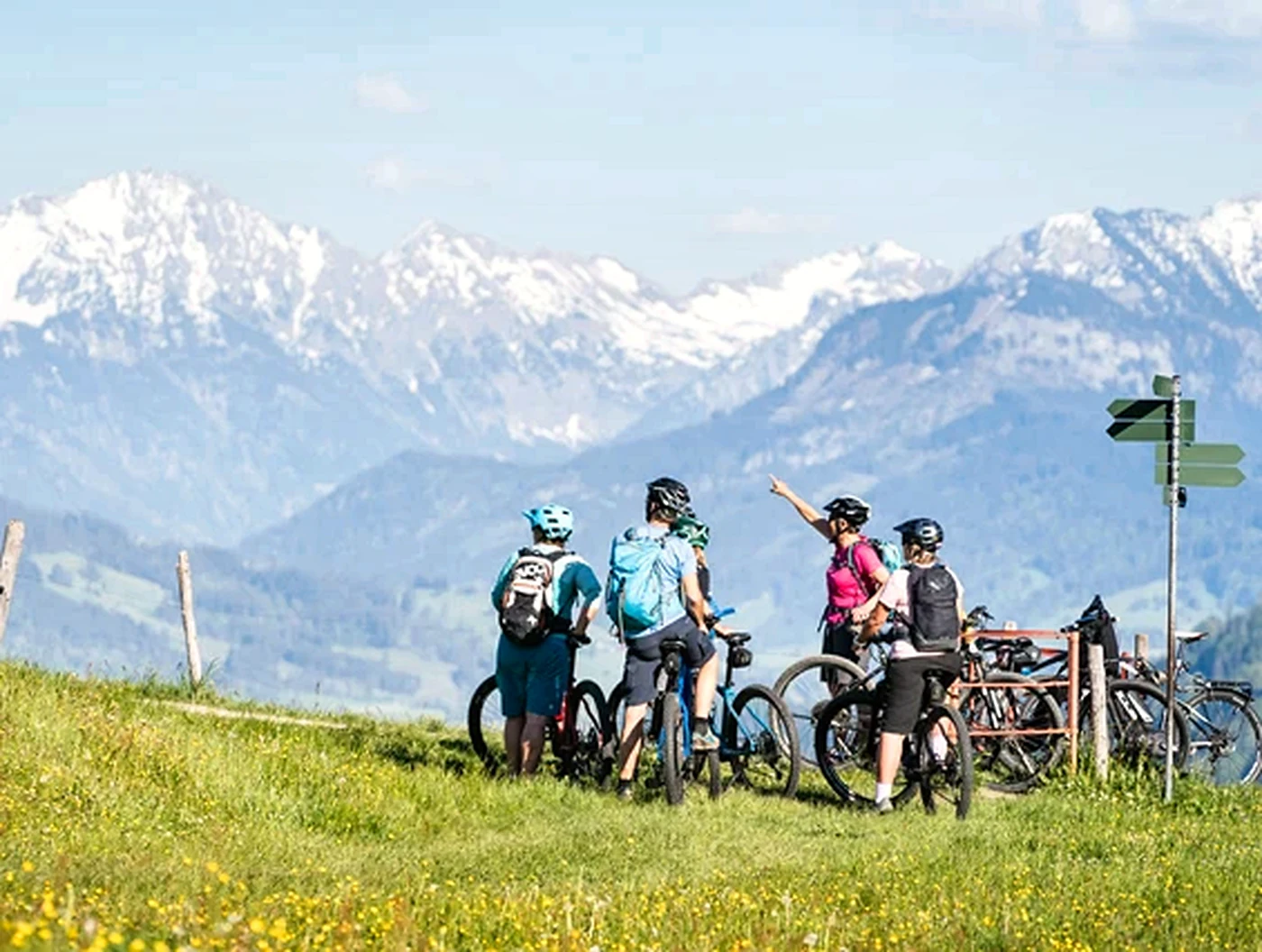 E-Bike Tour mit Bergpanorama rund um Oberstdorf