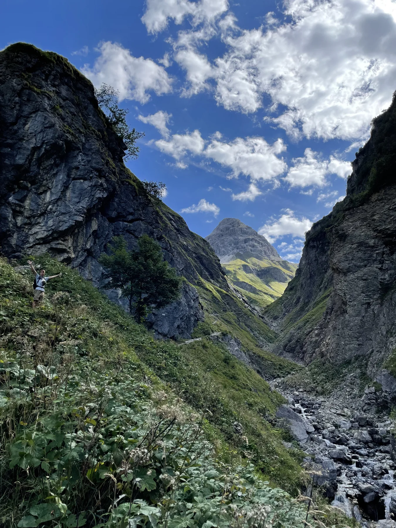 Wandern im Sommer bei Oberstdorf